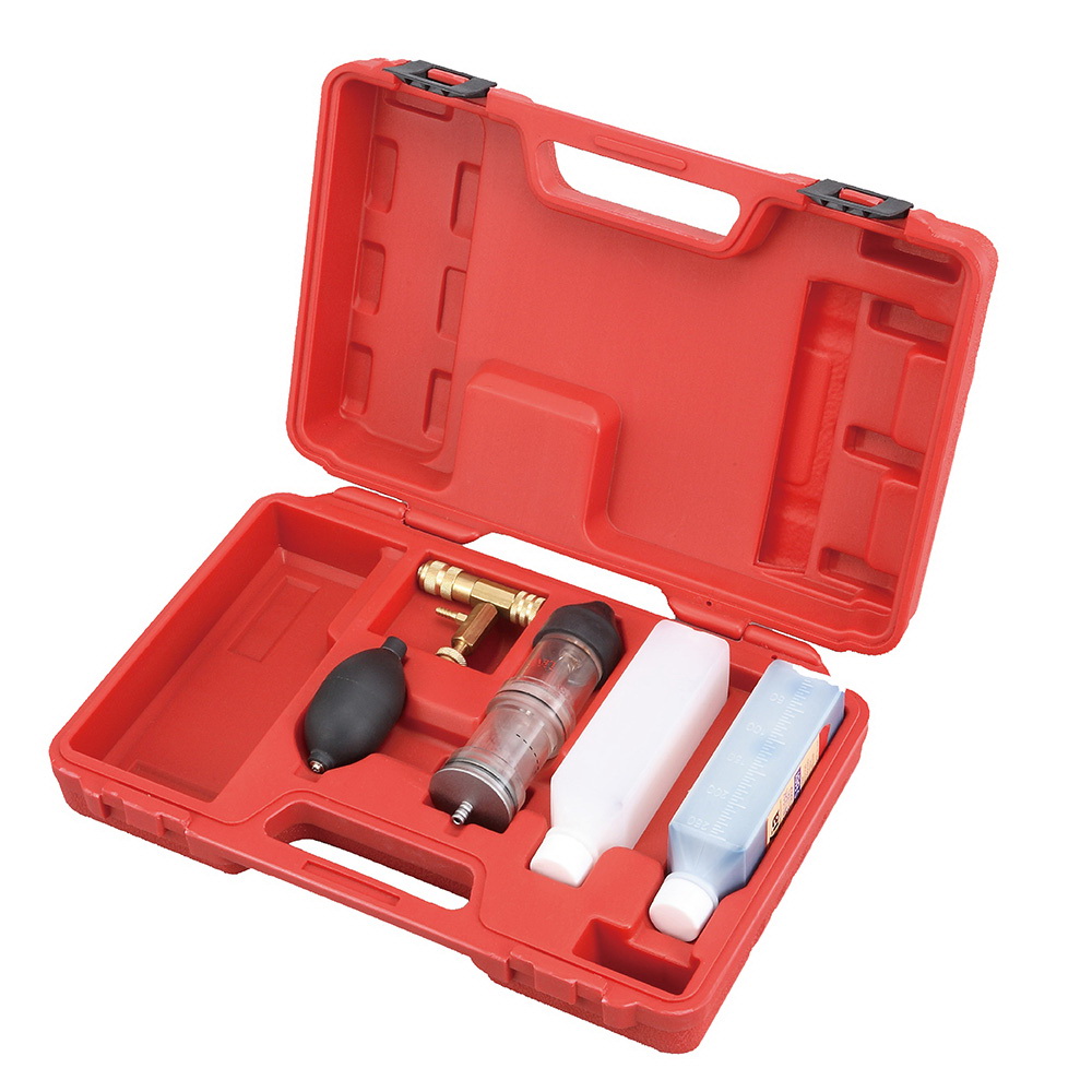 Kit para probar fugas de gases de combustión (co2), con cámaras verticales